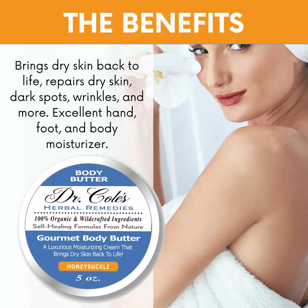 Dr. Cole's Gourmet Body Butter - HONEYSUCKLE