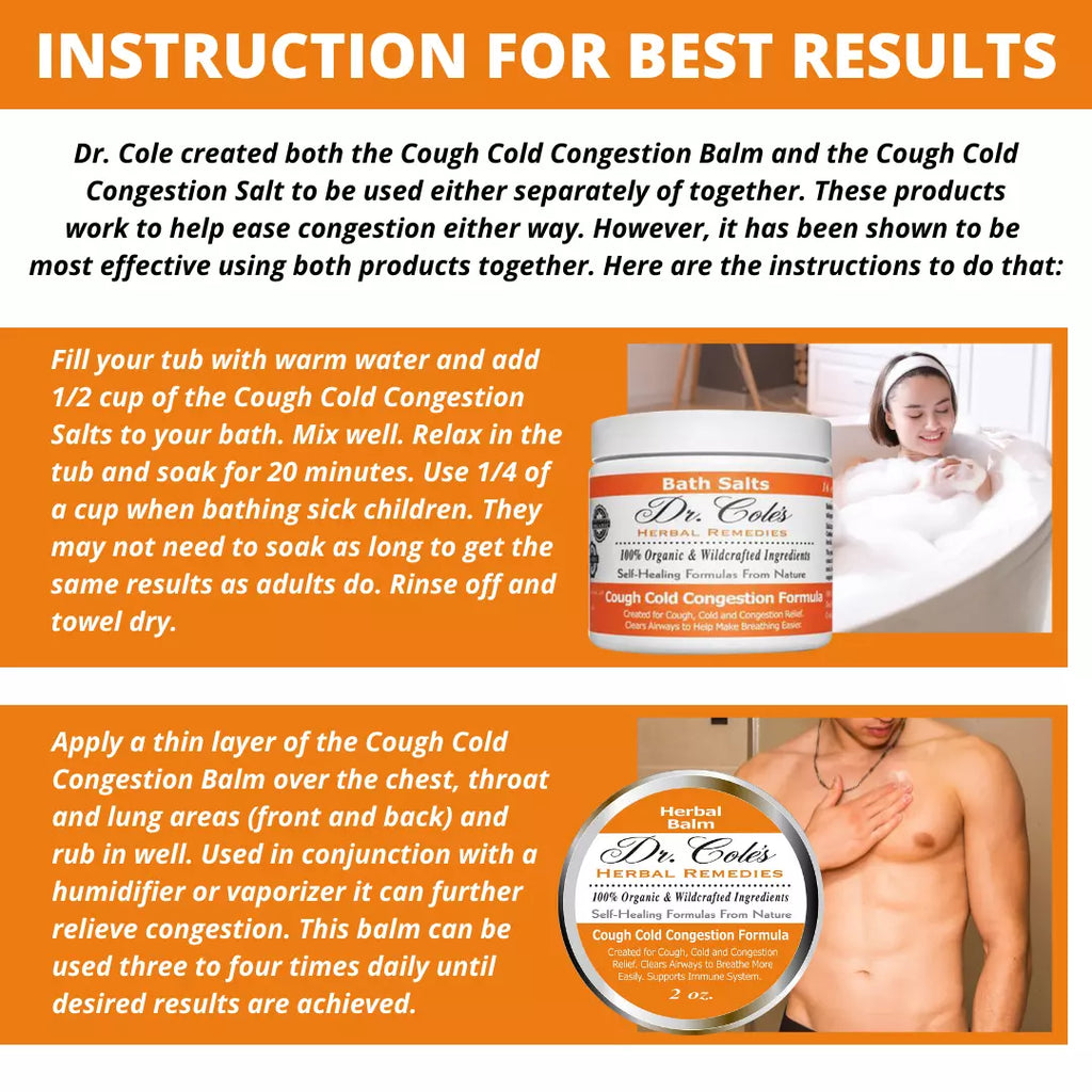 Dr. Cole's Cough Cold & Congestion Bundle