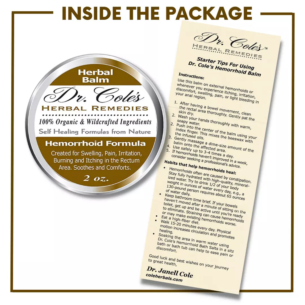 Dr. Cole's Organic Hemorrhoid Balm