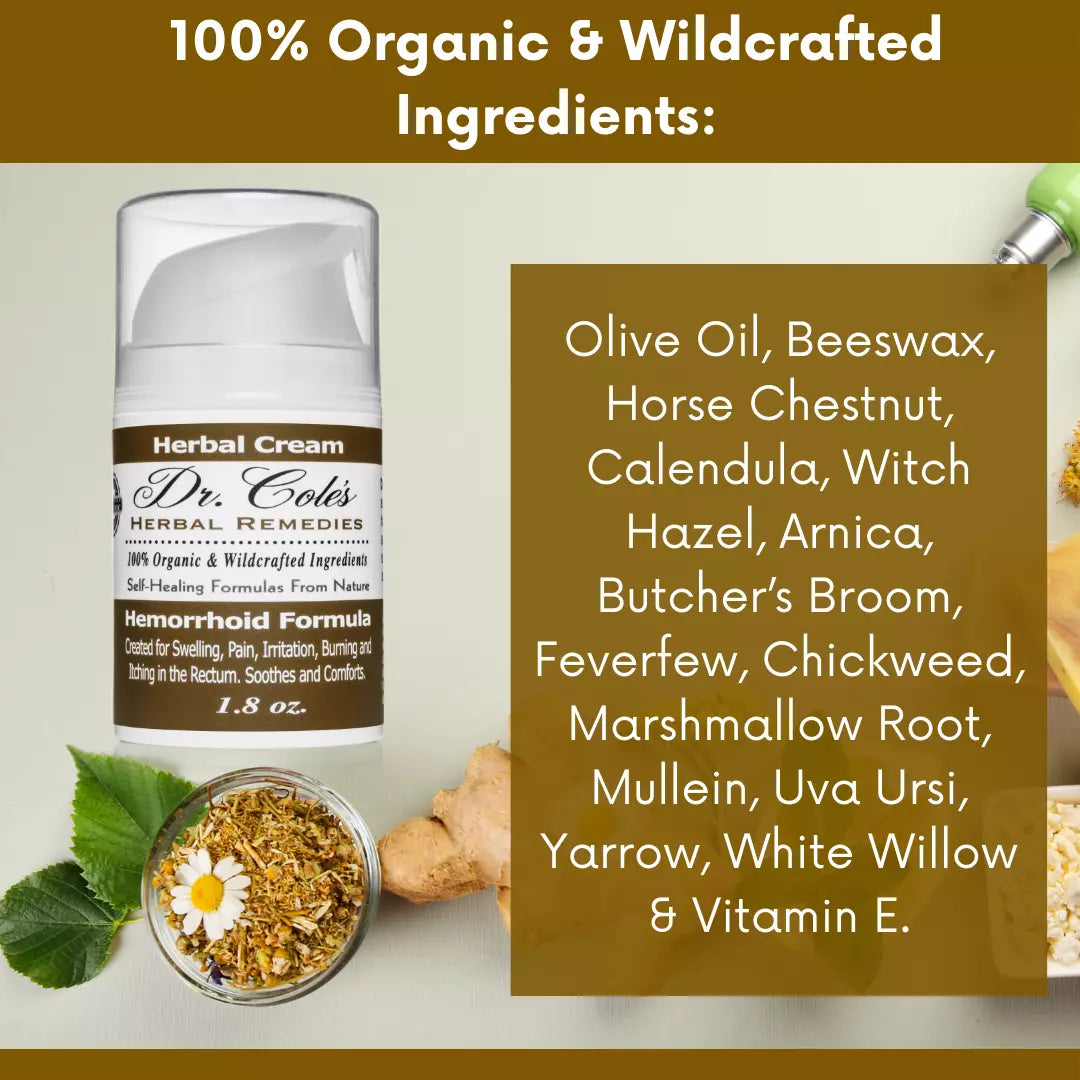 Dr. Cole's Organic Hemorrhoid Cream SixPak