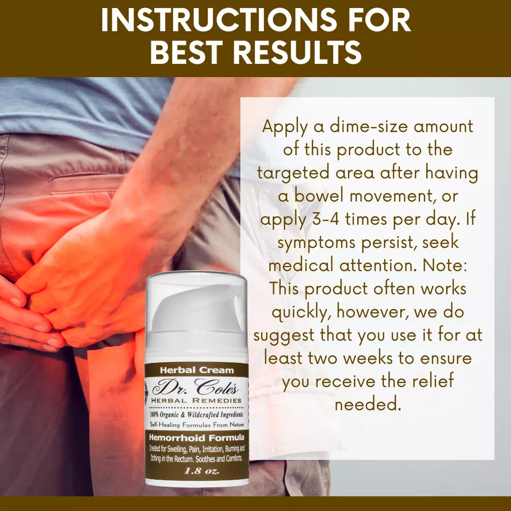 Dr. Cole's Organic Hemorrhoid Cream