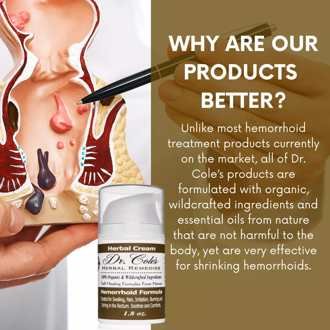 Dr. Cole's Organic Hemorrhoid Cream SixPak