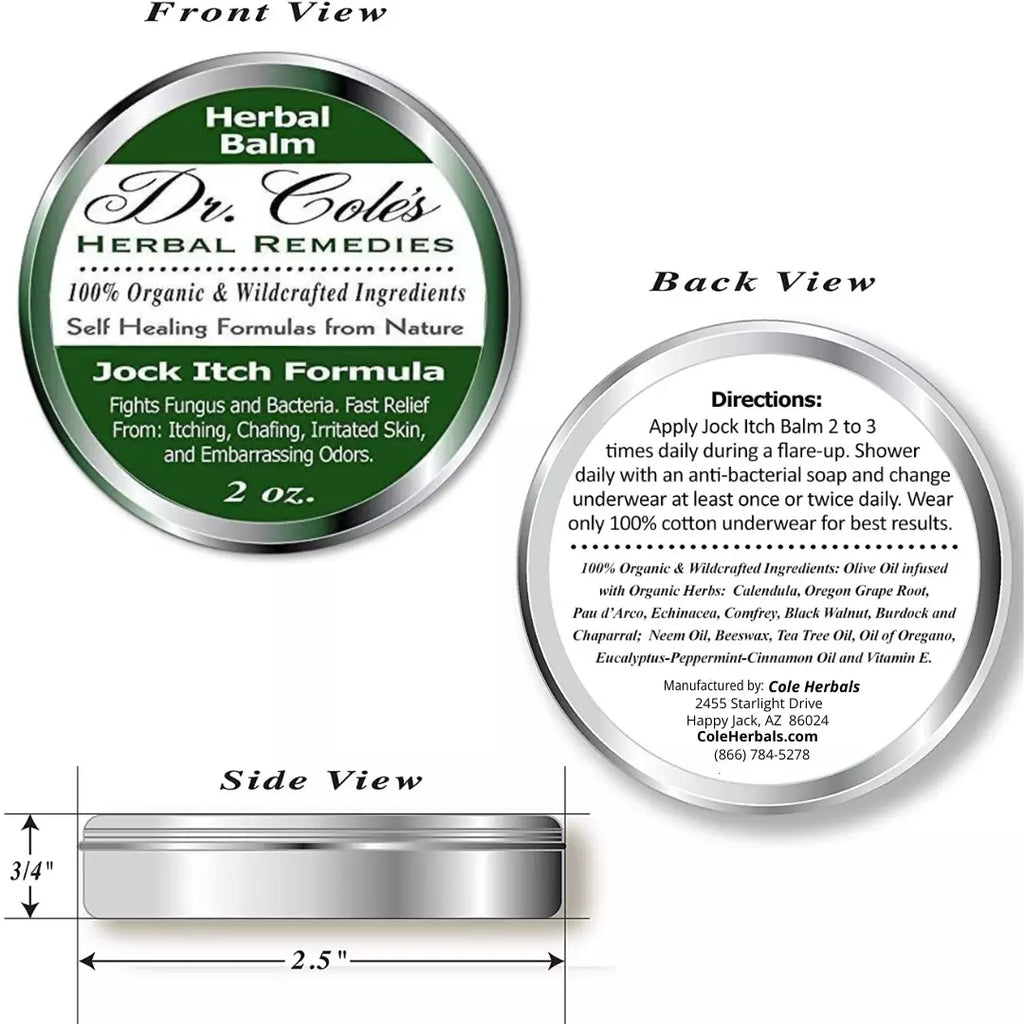 Dr. Cole's Organic Jock Itch Ointment