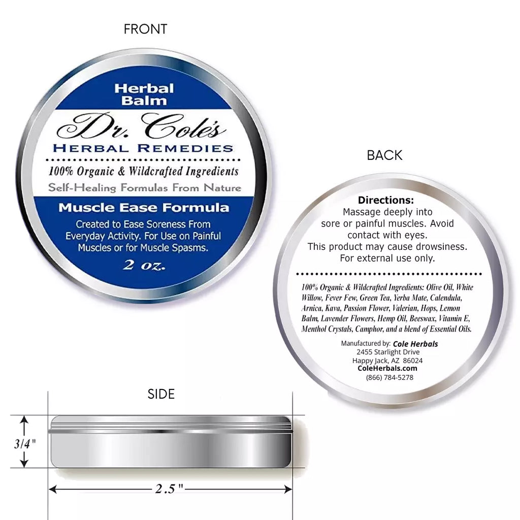 Muscle Pain Ease Herbal Balm Relief
