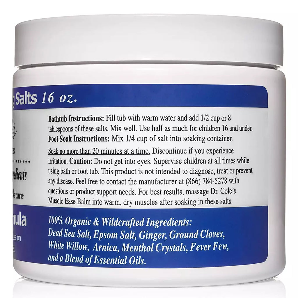 Compression Salt 20 - Dr. Cole's Muscle Ease Soaking Salts