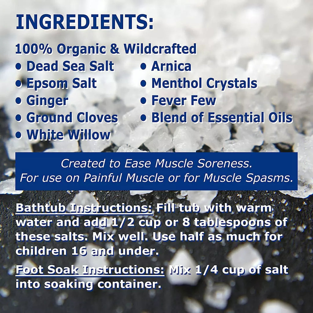 Compression Salt 20 - Dr. Cole's Muscle Ease Soaking Salts