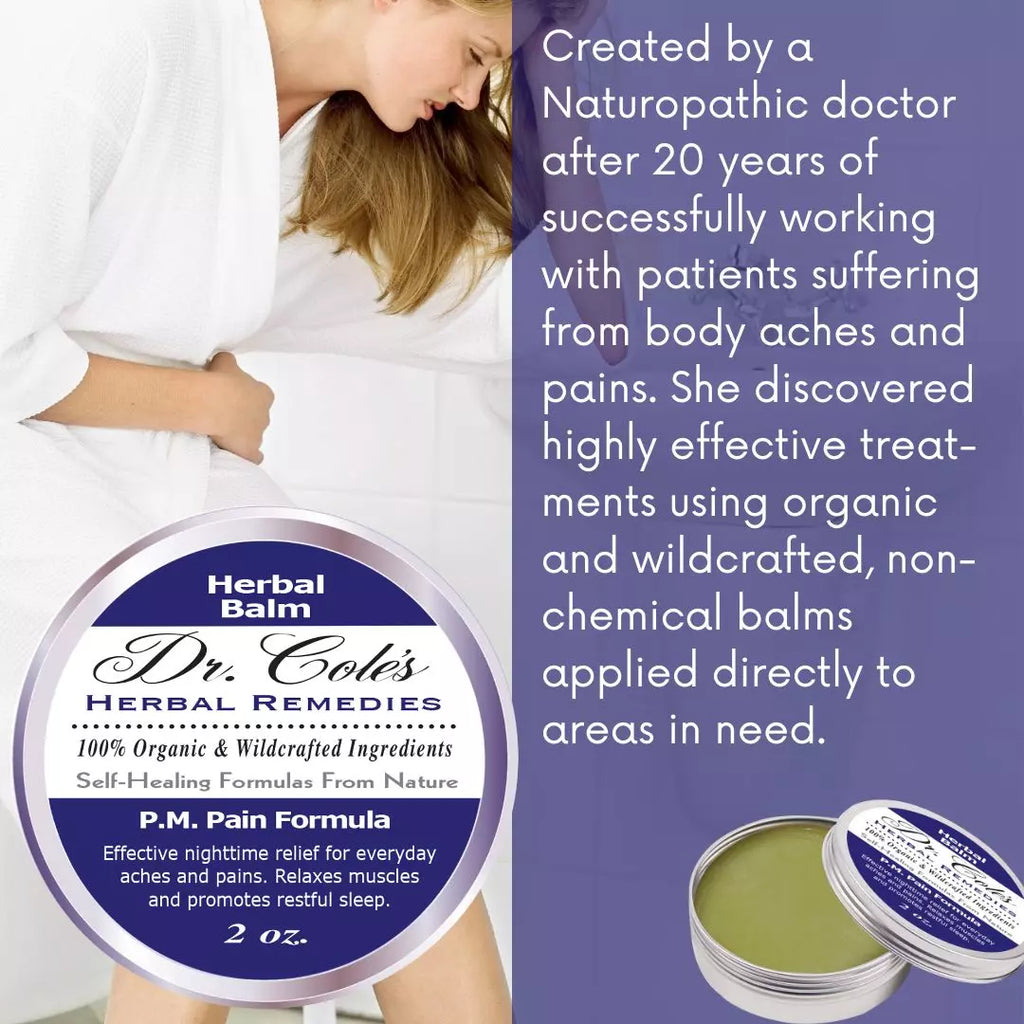 Dr. Cole’s P.M. Pain Herbal Balm