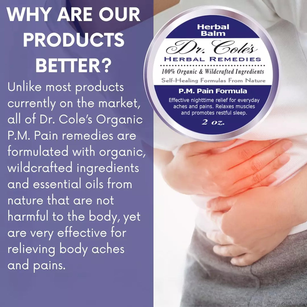 Dr. Cole’s P.M. Pain Herbal Balm
