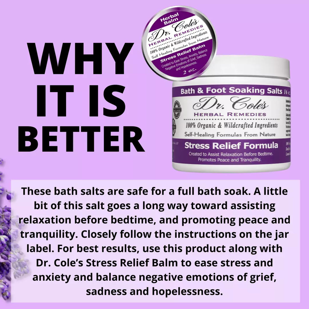 Dr. Cole's Stress Relief Balm and Salts Bundle