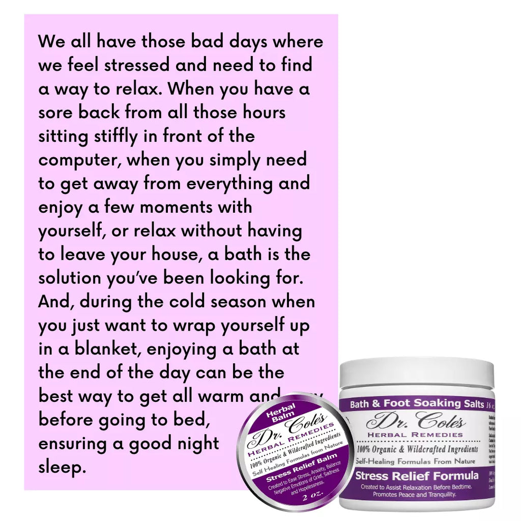 Dr. Cole's Stress Relief Balm and Salts Bundle