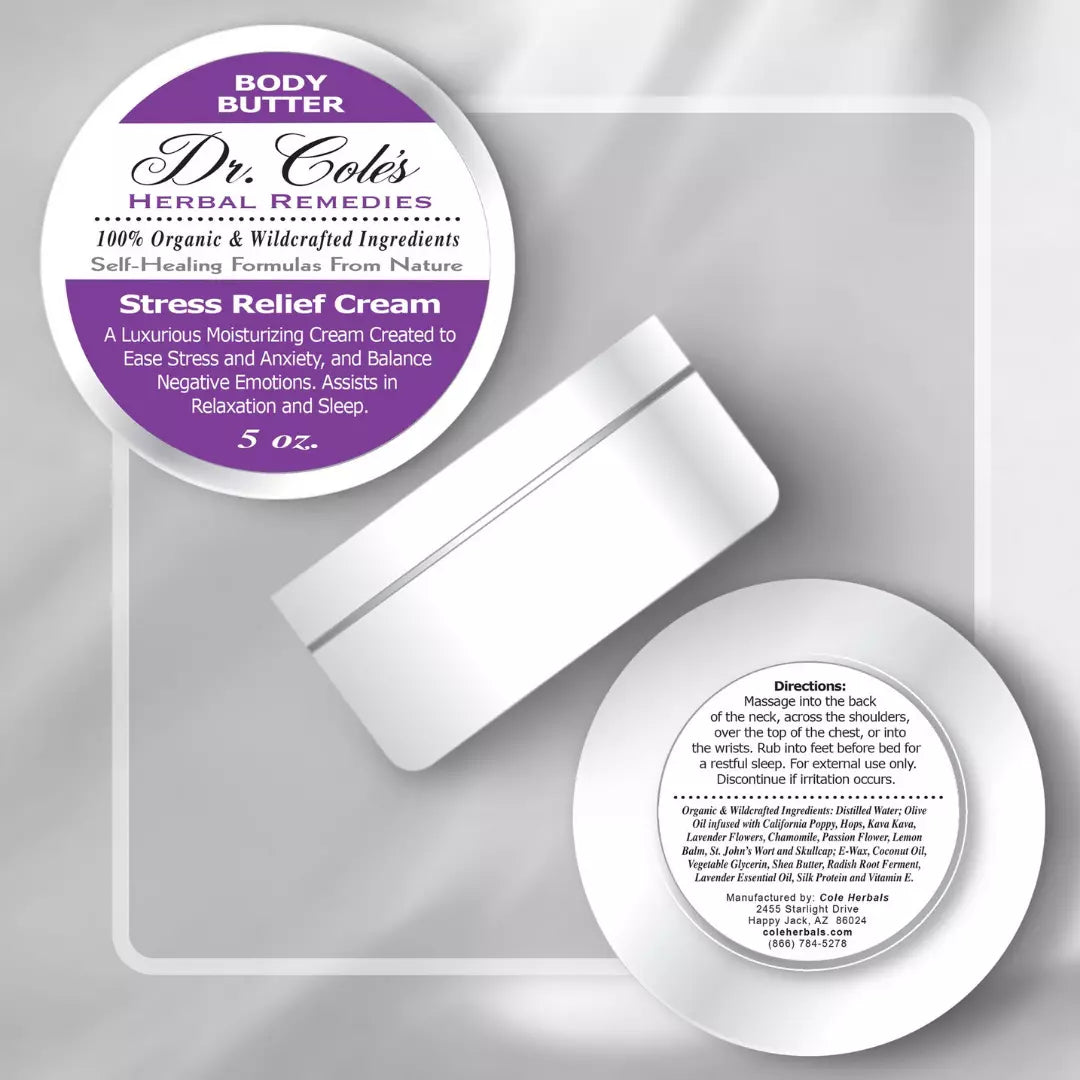Dr. Cole's Stress Relief Cream SixPak