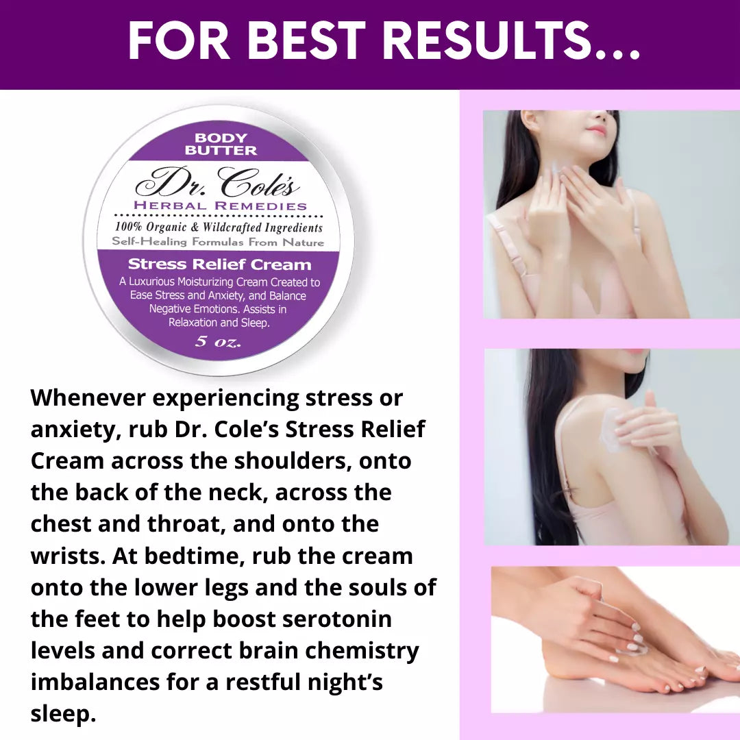 Dr. Cole's Stress Relief Cream SixPak