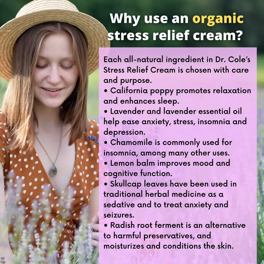 Dr. Cole's Stress Relief Cream SixPak