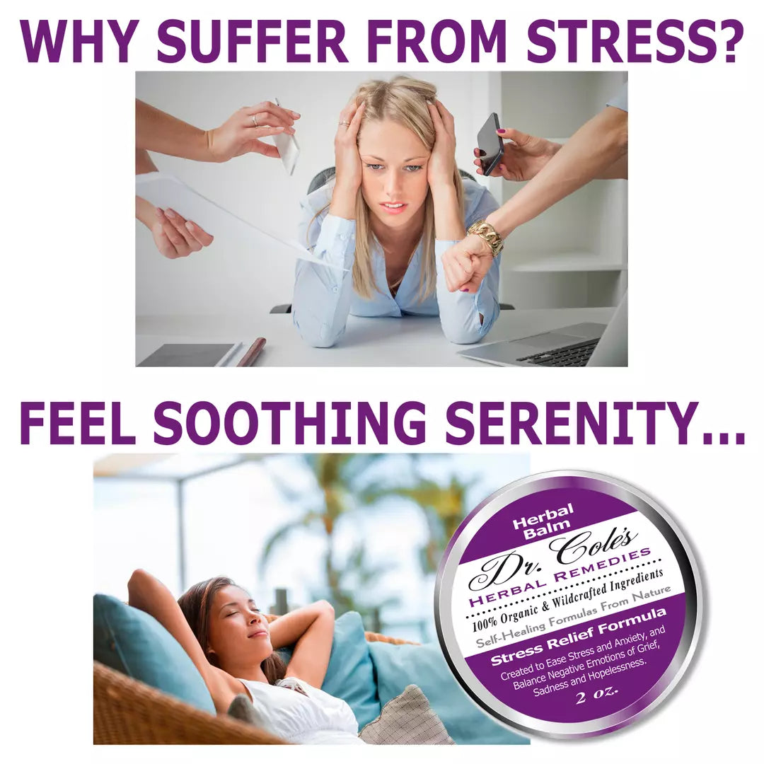 Dr. Cole’s Organic Stress Relief Herbal Balm SixPak