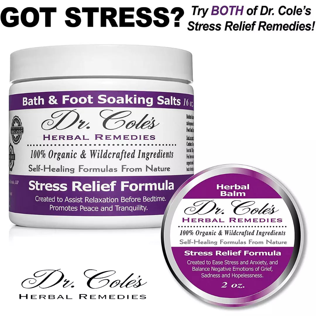 Dr. Cole’s Organic Stress Relief Herbal Balm SixPak