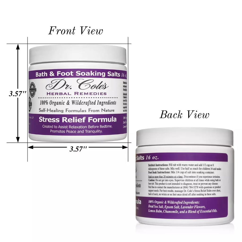 Dr. Cole's Stress Relief Balm and Salts Bundle