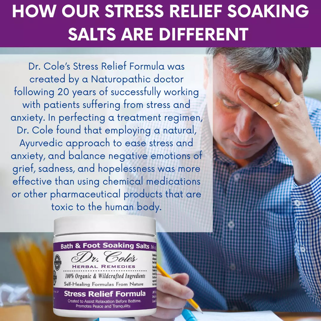 Dr. Cole's Stress Relief Soaking Salts