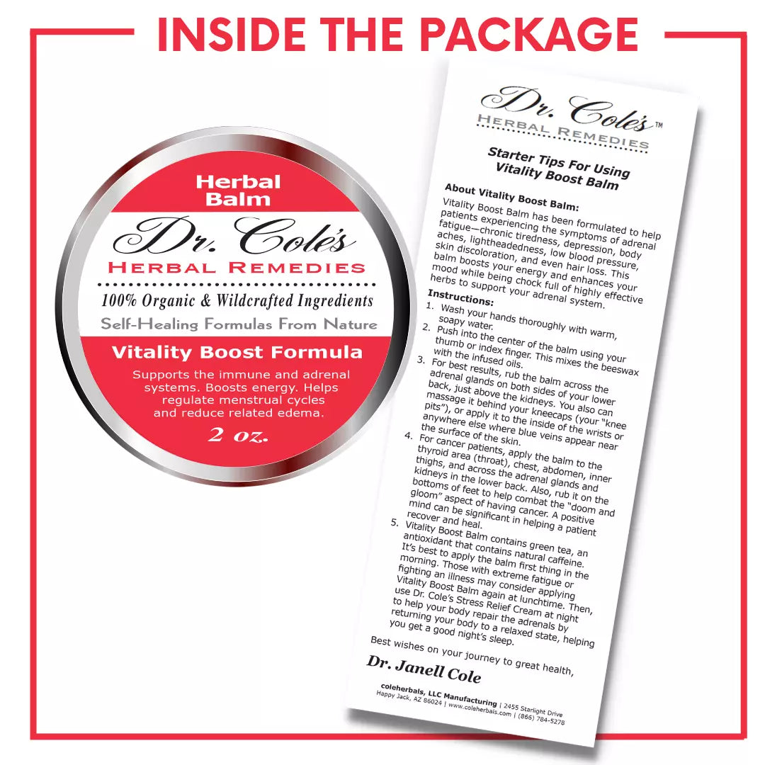 Dr. Cole’s Vitality Herbal Balm SixPak