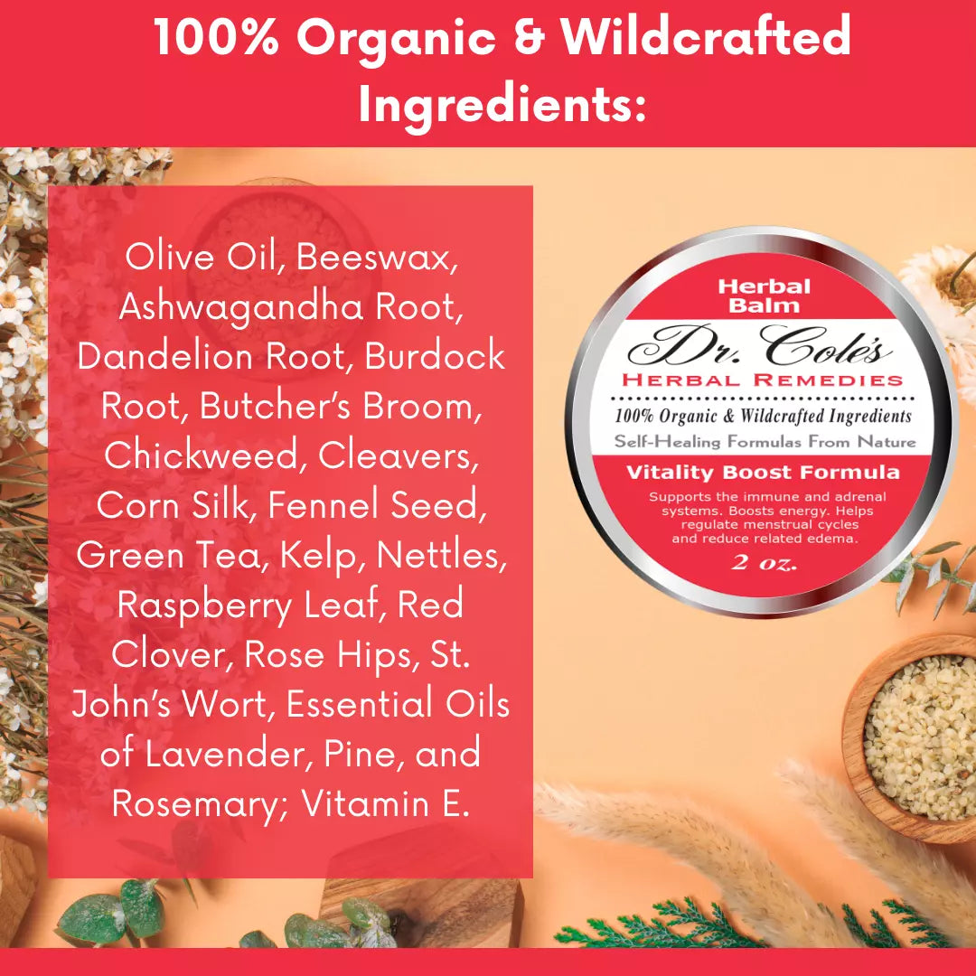 Dr. Cole’s Vitality Herbal Balm SixPak