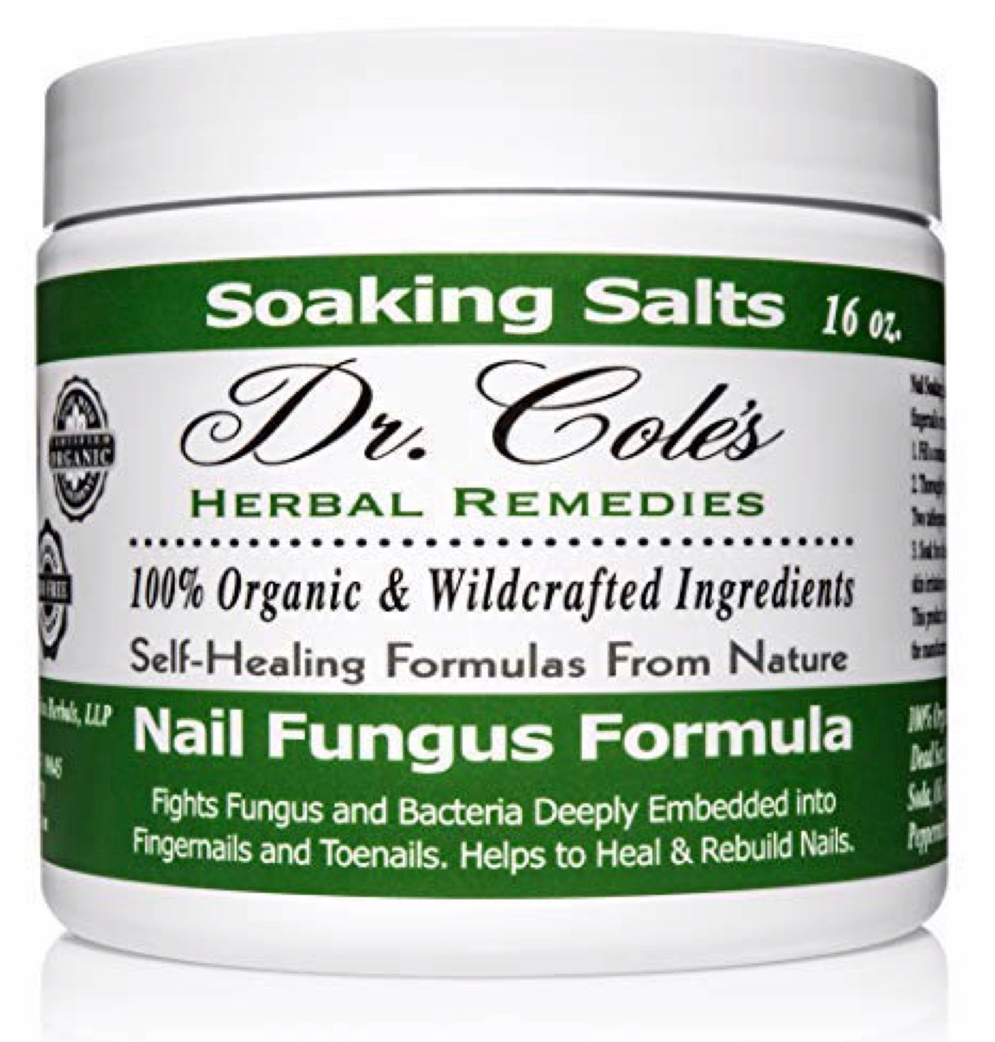 Dr. Cole's Organic Nail Fungus salts Formula