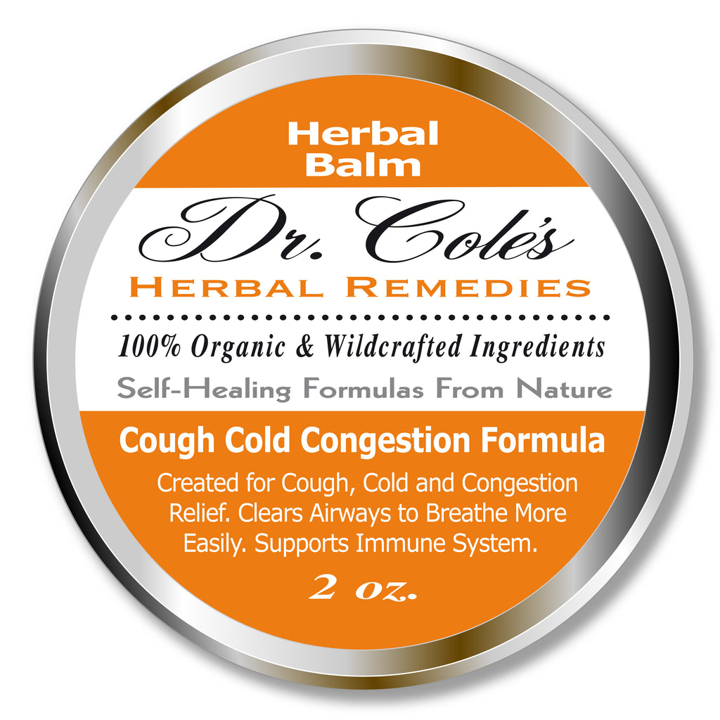 Dr. Cole’s Organic Cough Cold Congestion Relief Balm