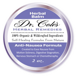 Dr. Cole's Organic Anti-Nausea Herbal Balm